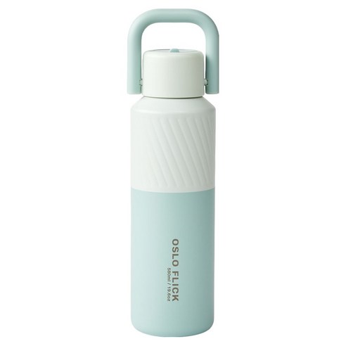 오슬로 플릭 텀블러, 민트 + 그린, 580ml, 1개
