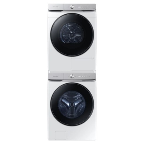 삼성전자 직렬설치 AI 세탁기 WF21DG6650BW + 건조기 DV21DG8600BW 21kg + 21kg + 상단설치키트 SKK-ATW 세트 방문설치, WF21DG6650BW2T, 화이트