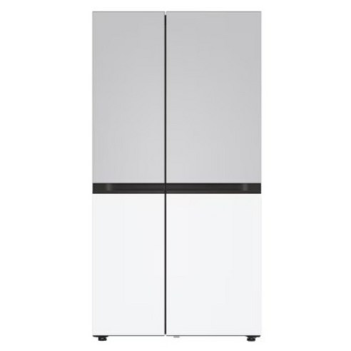 LG전자 디오스 AI 오브제컬렉션 832L 양문형 냉장고 방문설치, S836MRQ032