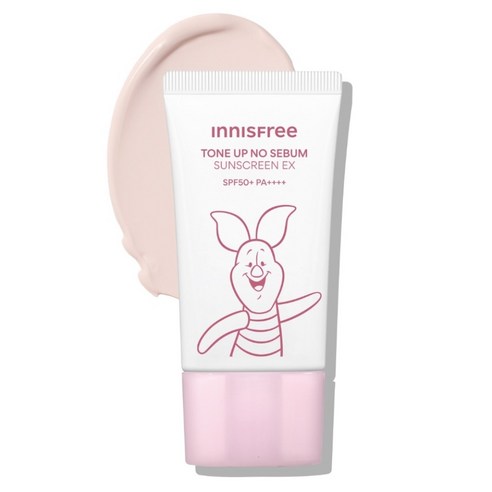 이니스프리 톤업 노세범 선스크린 EX 곰돌이 푸 에디션 SPF50+ PA++++, 60ml, 1개