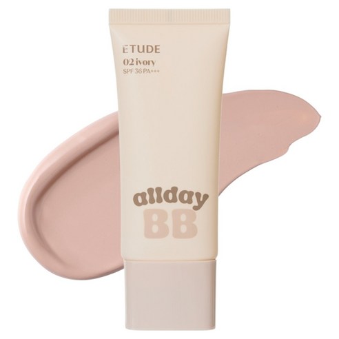 에뛰드 올 데이 맑은 비비크림 SPF36 PA+++, 02 아이보리, 35ml, 1개