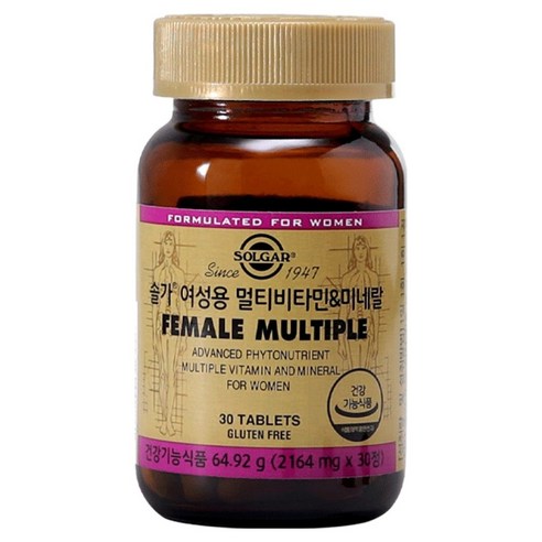솔가 여성용 멀티비타민 & 미네랄