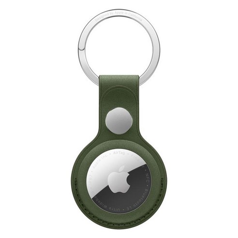 Apple 정품 에어태그 파인우븐 키링, 모스, 1개