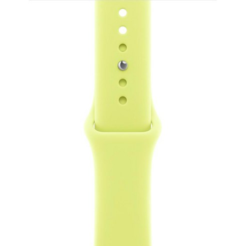 Apple 정품 2025 애플워치 스포츠 밴드, 네온 옐로, 1개, 40mm, M/L