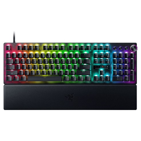 레이저 Huntsman V3 Pro 8KHZ KR 유선 키보드, Black, RZ03-0553, 제조사축
