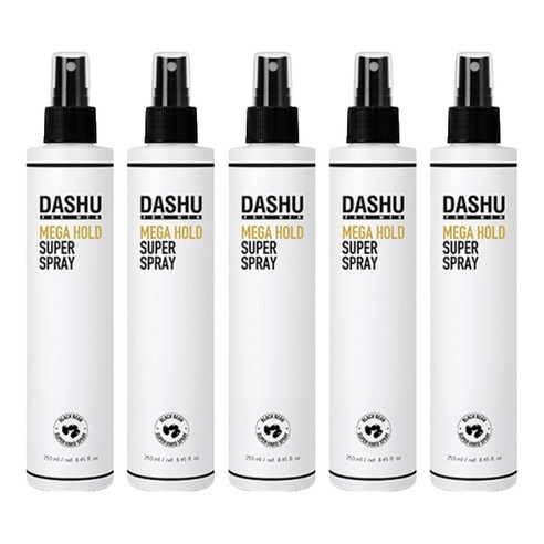다슈 포 맨 프리미엄 메가 홀드 슈퍼 스프레이, 250ml, 5개