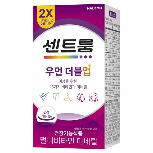 센트룸 우먼 더블업, 60정, 1개