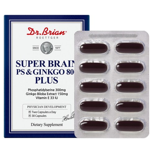 닥터브라이언 슈퍼 브레인 포스파티딜세린 징코 800 플러스 24g, 30정, 1개