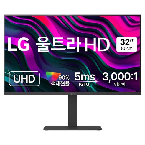 LG전자 4K UHD 울트라HD 모니터, 80cm, 32U720A