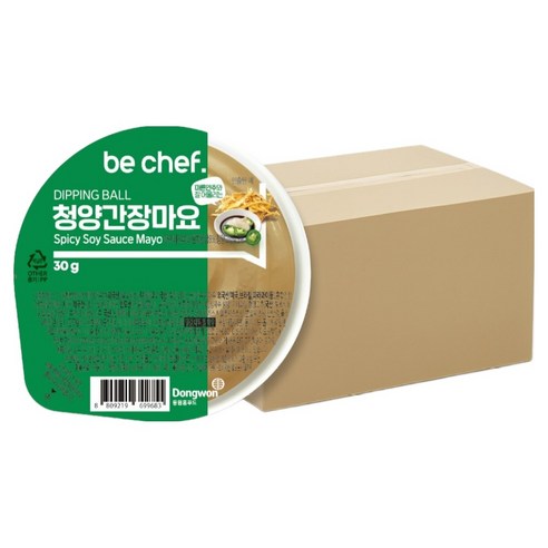 비셰프 디핑볼 청양간장마요, 30g, 32개