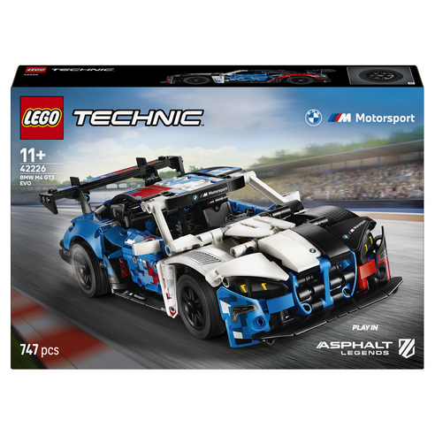레고 테크닉 BMW M4 GT3 EVO 레이스카 레고 42226, 1개