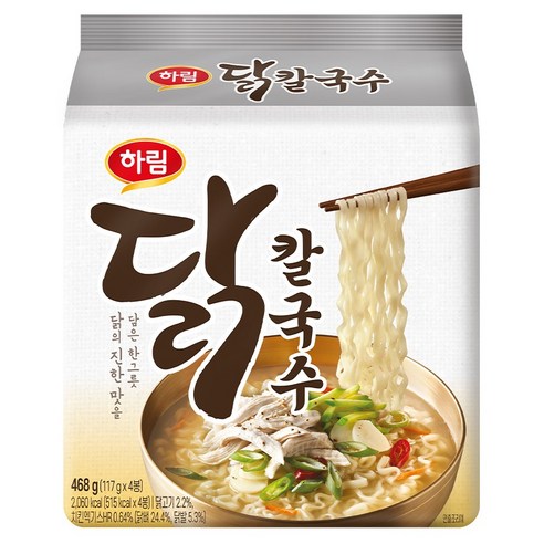하림 닭칼국수 봉지