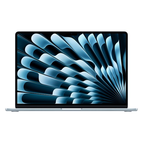 Apple 2026 맥북 에어 15 M5칩, 스카이 블루, 1TB, 24GB, MAC OS, MDVU4KH/A