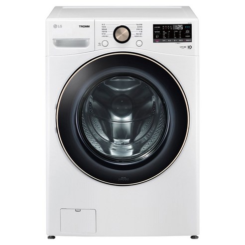 LG전자 트롬 세탁기 21kg 방문설치, F21WDLPR, 화이트