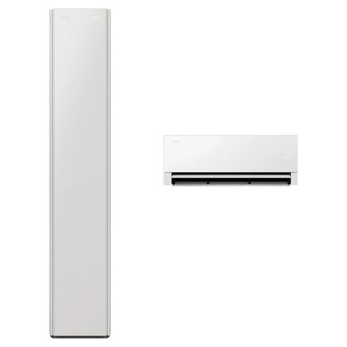 삼성전자 62.6㎡ + 18.7㎡ Bespoke AI 무풍콤보 갤러리 프로 2 in 1 멀티형 홈멀티형 에어컨 + 리모컨 세트 방문설치, AF90H19D27SRZ, 매립배관형