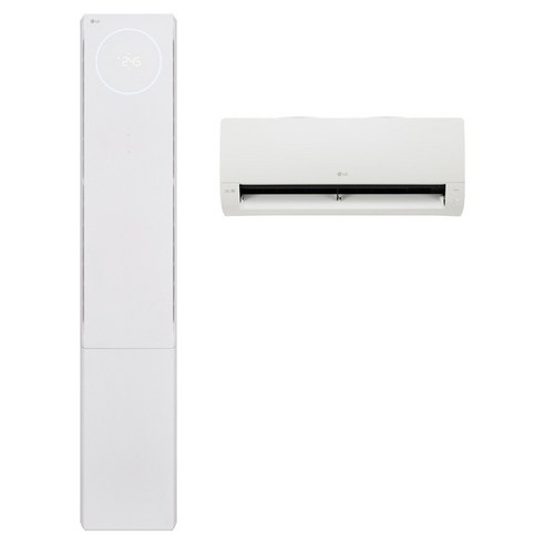LG전자 인버터 62.6㎡ + 18.7㎡ 휘센 오브제컬렉션 뷰2 2 in 1 멀티형 에어컨 1시리즈 실내기 방문설치, FQ19FU1ED2, 일반배관형