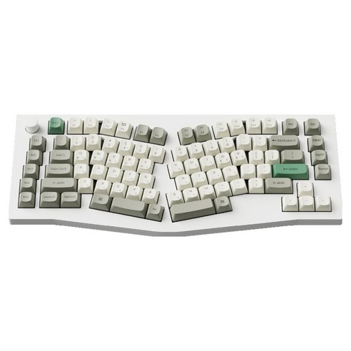 키크론 V10 PRO SE ZMK 유무선 기계식 키보드, V10P-RZ4, 쉘 화이트, 바나나축