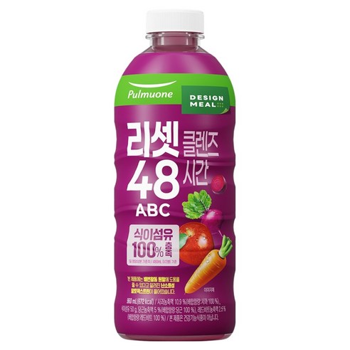디자인밀 리셋클렌즈 48시간 ABC 주스, 1개, 960ml