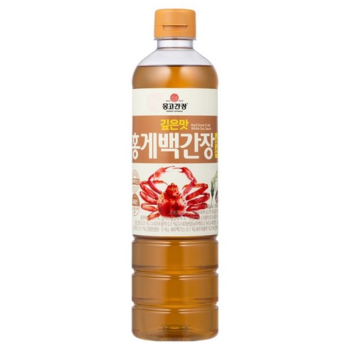 몽고간장 깊은맛 홍게백간장 소스, 1개, 840ml