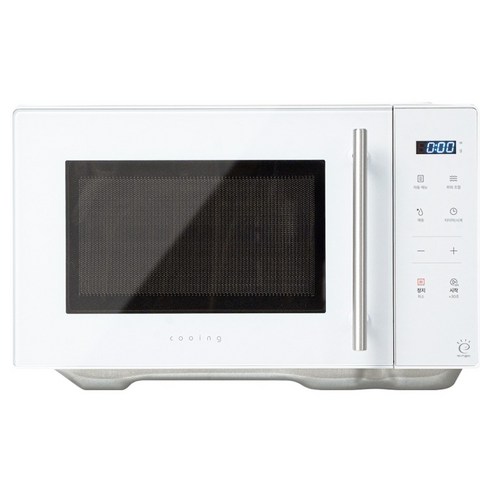 쿠잉전자 무회전 플랫 전자레인지 터치식 23L 화이트, MM-E23FW