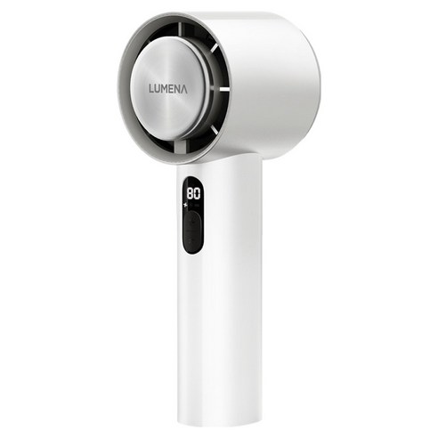 루메나 무선 냉각 휴대용 프리미엄 선풍기, FAN JET ULTRA PLUS, 루나화이트