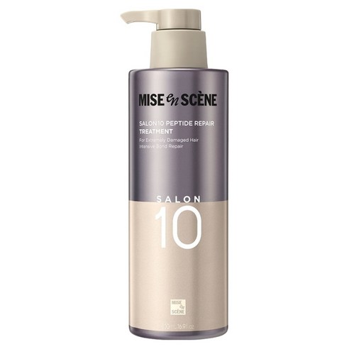 미쟝센 살롱10 펩타이드 리페어 단백질 트리트먼트 에센스팩, 1개, 500ml