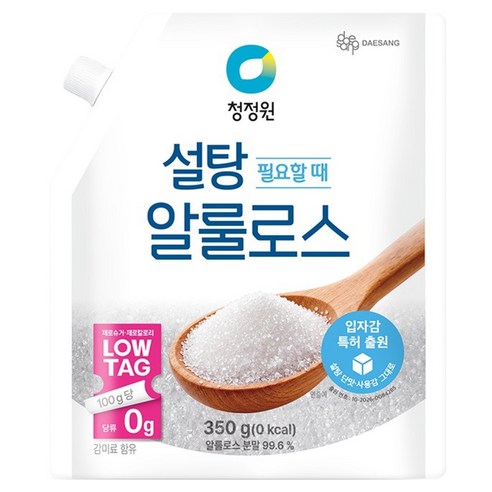 청정원 설탕 필요할 때 알룰로스, 350g, 1개