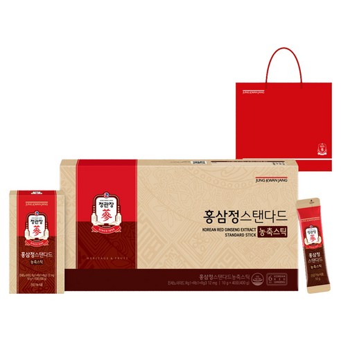 홍삼정 스탠다드 농축스틱 40p + 쇼핑백, 400g, 1개