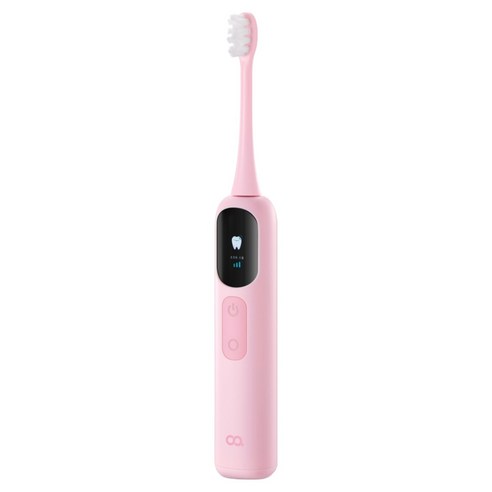 오아 클린이스쿨 IPX8 좌우회전 어린이 음파 전동 칫솔, OETB-010CP, 코튼핑크, 1개