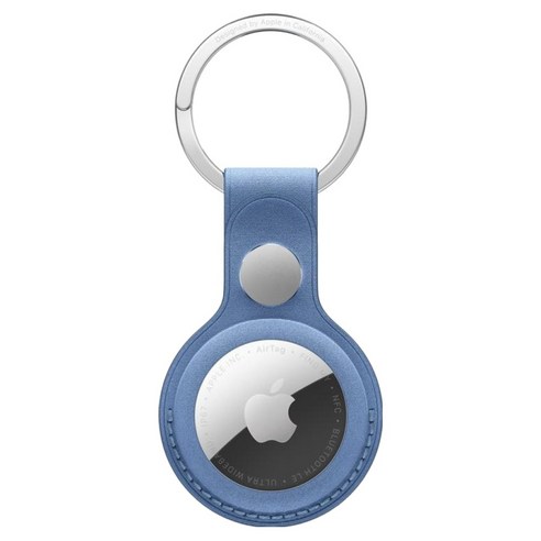 Apple 정품 에어태그 파인우븐 키링, 와일드플라워 블루, 1개