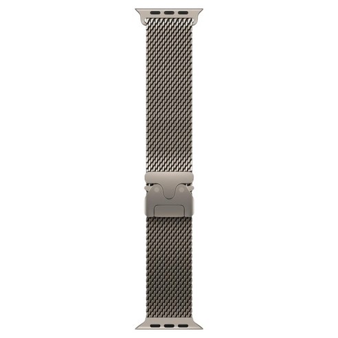 Apple 정품 애플워치 티타늄 밀레니즈 루프, 내추럴, 49mm, Medium, 1개