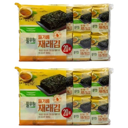 풀무원 재래 도시락김, 5g, 40개
