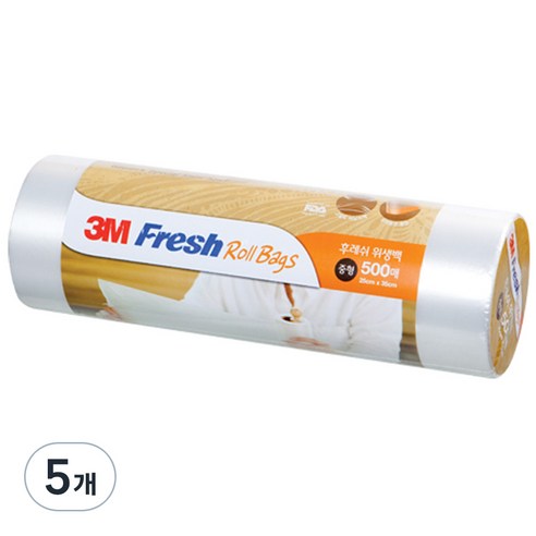 3M 롤백, 중(M), 500개, 5개