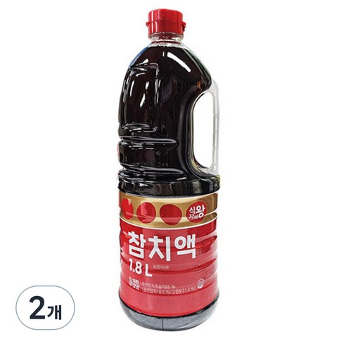 한라 참치액, 1.8L, 2개