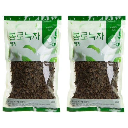 대한다업 봉로녹차 엽차, 200g, 1개입, 2개