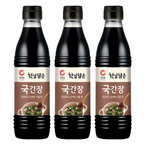 햇살담은 국간장, 500ml, 3개