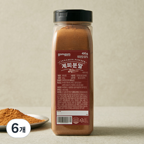 곰곰 계피 분말, 400g, 6개