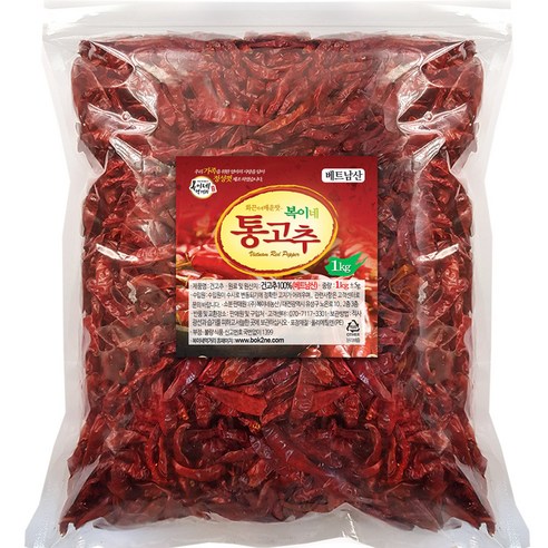 복이네먹거리 베트남 건고추, 1kg, 1개