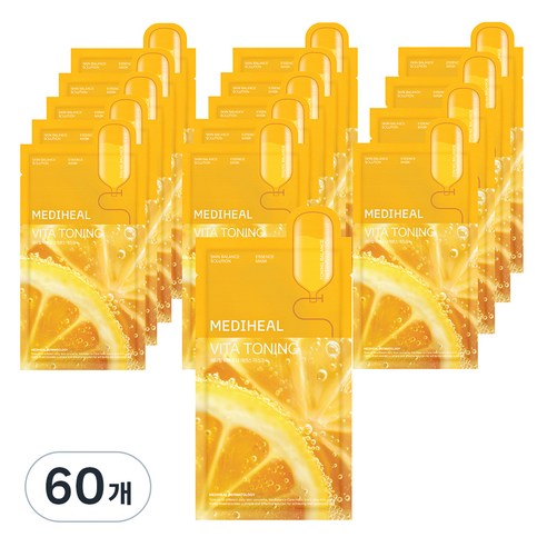 메디힐 비타 토닝 에센스 마스크팩 20ml, 1개입, 60개