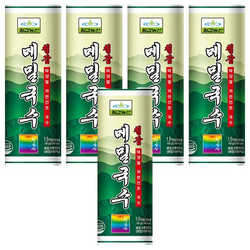 칠갑농산 메밀국수, 1.5kg, 5개