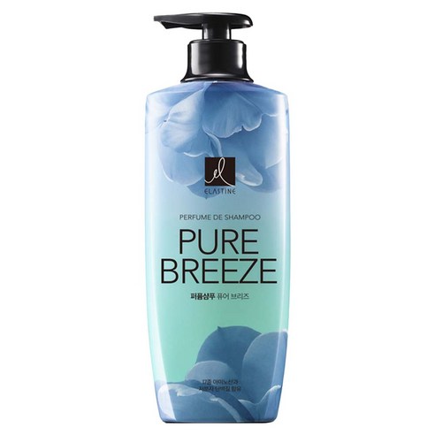 엘라스틴 퓨어 브리즈 퍼퓸 샴푸 로즈 앤 피오니향, 600ml, 1개