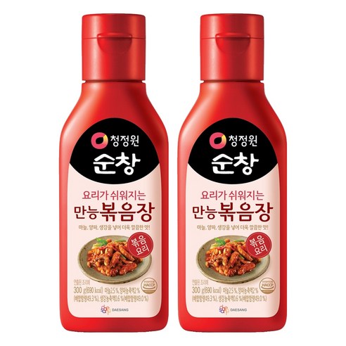 청정원순창 만능 볶음장, 300g, 2개