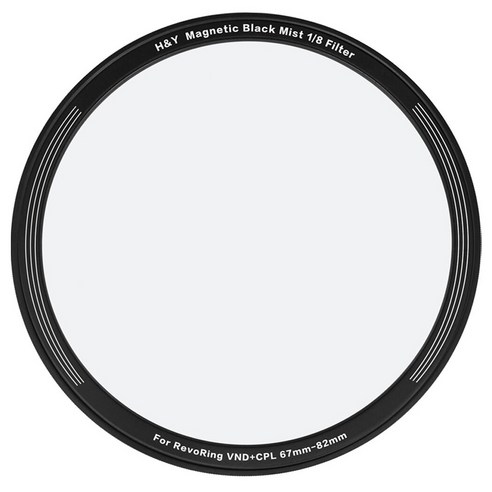 에이치앤와이 1 / 8 블랙 미스트 67~82mm 레보링 전용 클립온 카메라 필터