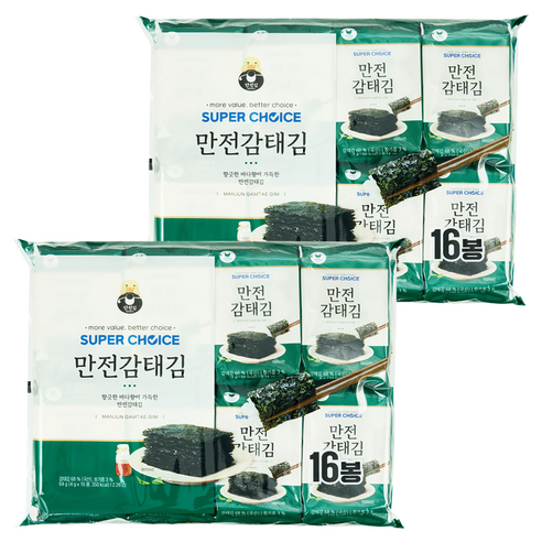 만전김 슈퍼초이스 감태김 16p