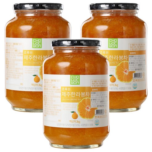 초록원 제주 한라봉차, 2kg, 1개입, 3개