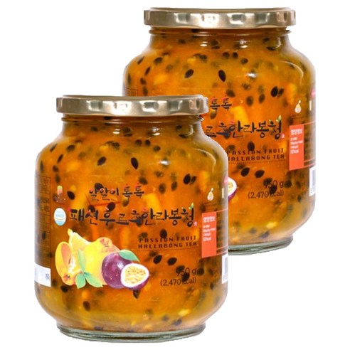 해맑음 패션후르츠 한라봉청, 950g, 1개입, 2개
