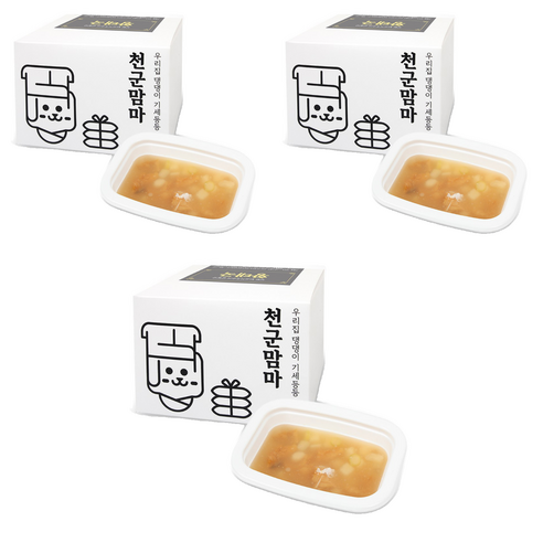 천군맘마 강아지 황태국 파우치, 360g, 3개