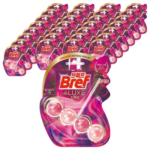 브레프 디럭스 변기세정제 매그놀리아 가든, 50g, 50개