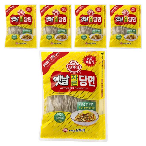 오뚜기옛날 자른당면, 500g, 5개