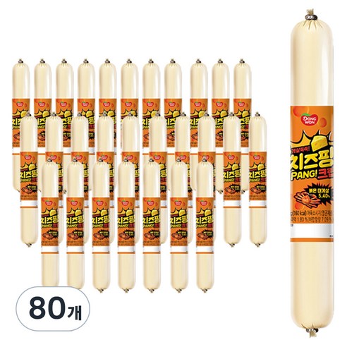 동원 에프앤비 치즈팡 크랩 소시지, 55g, 80개